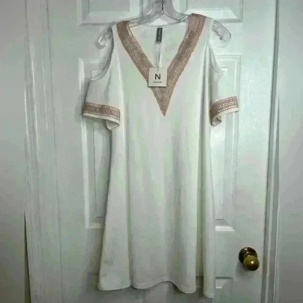 NoraCora Women’s Shoulder‎ Cut-Out Swing Dress Size S